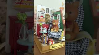 rolife diy miniature dollhouse warm and cozy series three miniatureroom build [upl. by Eelynnhoj]