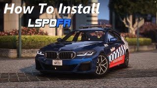 How to Install LSPDFR for GTA 5  Play as a Cop GTA 5 [upl. by Shanta]