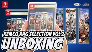 KEMCO RPG Selection Vol2 Nintendo Switch Unboxing [upl. by Guntar]