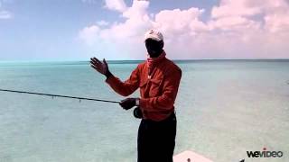 Backcasting  Capt Shawn Leadon  Bonefishing  Andros Island Bonefish Club [upl. by Singband]