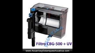 GRECH CBG 500 Y 800 FILTROS ACUARIOS CON ULTRAVIOLETA [upl. by Halil]