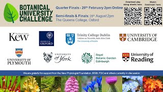 Botanical University Challenge 2024 Quarter Finals [upl. by Suitangi]