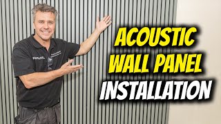 How to Install Acoustic Wall Panels to a Flat Wall  FULL AZ GUIDE wallsandfloors [upl. by Asiluj]