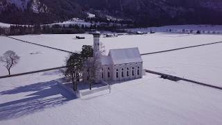 Wallfahrtskirche St Coloman in Schwangau [upl. by Enelyak]