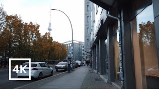 4K Walking on an autumn day in Berlin  Mitte Berlin [upl. by Akemehc]