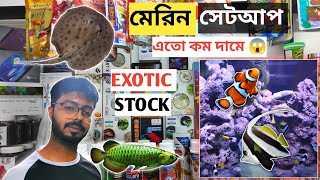 Aqua Exotics aquarium shop  pet shop in Kolkata  marine fish 🐠 [upl. by Ynohtnaluap]