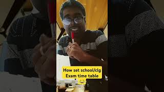 School clg time time table🇦🇪🇦🇪trending comedy funnycomedy viralshort youtubeshorts [upl. by Mable]