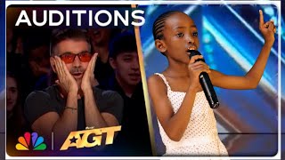 Early release Neilla from Rwanda leaves Simon Cowell speechless Auditions  AGT 2024 goldenbuzzer [upl. by Quiteris]