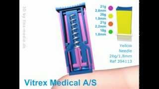 VITREX® STERILANCE® Press Safety Lancet [upl. by Atima]