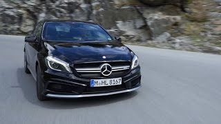 2015 Mercedes Benz A45 AMG Fahrbericht amp Testfahrt [upl. by Hyacinth249]