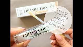 ASMR Lip Injection Extreme UNBOXING no talking [upl. by Pippa]