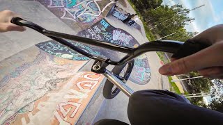 BMX POV Sunset Session At Saughton Skatepark [upl. by Rufena]