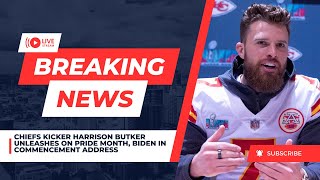 Chiefs kicker Harrison Butker unleashes on Pride month Biden in commencement address [upl. by Hephzibah]