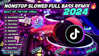 🔥NEW  NONSTOP REMIX LATEST TIKTOK VIRAL SLOWED FULL BASS REMIX 2024 [upl. by Anika]