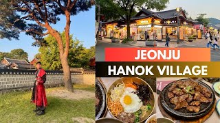 Stunning Jeonju Hanok Village amp Korean Traditional Food  Korea Vlog [upl. by Hebel894]