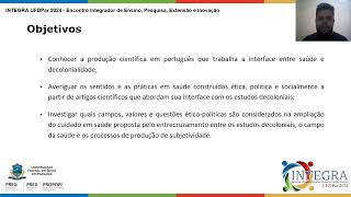 INTEGRA UFDPAR 2024  INTERFACES ENTRE DECOLONIALIDADE E TRABALHO EM SAÚDE [upl. by Gavan]