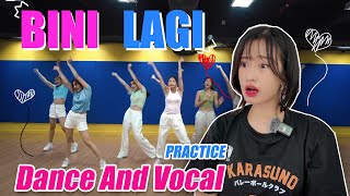 Kpop fan reacts to Ppop bini quotLagiquot Dance and Vocal Practice Is this real [upl. by Haynes]