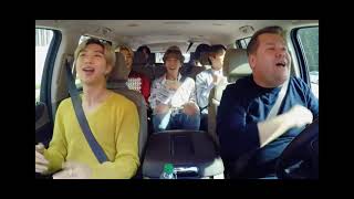 BTS CARPOOL KARAOKE WITH JAMES CORDEN 💜💕💕💕 [upl. by Maice]