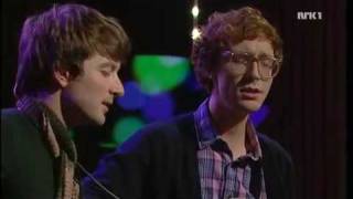 Kings of Convenience sing quot2425quot live [upl. by Ynnig]