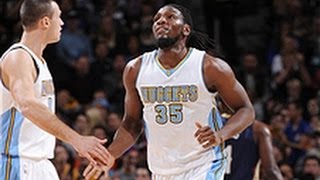 Kenneth Faried Dribbles Drives and Throws it Down [upl. by Worden208]