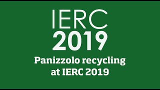 Panizzolo recycling at IERC 2019 [upl. by Drusus]