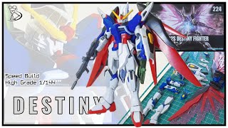 Speed Build  HG 1144  Destiny Fighter  Gundam Destiny  Daban 224 [upl. by Karlen]