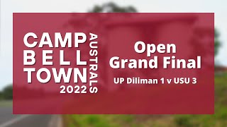 Campbelltown Australs Open Grand Final UP Diliman 1 v USU 3 [upl. by Adekan47]