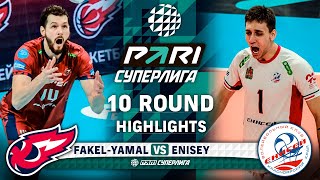 FakelYamal vs Enisey  HIGHLIGHTS  10 Round  Pari SuperLeague 2025 [upl. by Enirehtakyram]