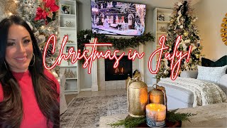 ✨NEW✨ CHRISTMAS IN JULY 2024  DECORATE WITH ME  CHRISTMAS 2024  ashleijaaron [upl. by Phoebe]