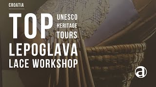 Lacemaking in Croatia  Lepoglava Lace Workshop amp Tour  Lace Making  UNESCO Heritage  Concierge [upl. by Yatnuahc]