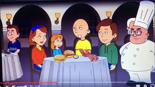 Caillou Misbehaves At Breakfast Reaction [upl. by Enajaras299]