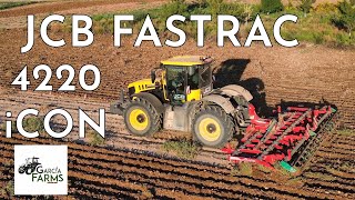 VLOG5 Prueba en campo JCB FASTRAC 4220 iCON  Características manejo velocidad a más de 60 kmh… [upl. by Tani]