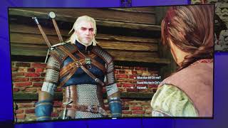 Witcher 3 Xbox one x 4k HDR First look and Settings [upl. by Nagle]