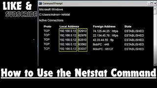 How to Use the Netstat Command [upl. by Erdrich335]