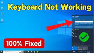 Keyboard Not Working When Typing Wifi Password  Cant Type Wifi Password In Windows 10 Easy Way [upl. by Kussell674]