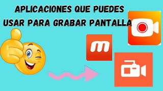 Aplicaciones para grabar pantalla que puedes usar 🩷Toca Indiana🌼grabadortocatuber [upl. by Yllil]