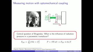 2018 CLEO  Tutorial on Cavity Optomechanics [upl. by Dimmick]