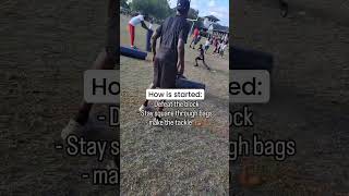 Youth football tackling drills 7u suniland ayfl hitstick diy coaching [upl. by Leugimsiul732]