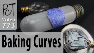 HowTo Bake Curves Into Polymer Clay Pieces [upl. by Nileek]