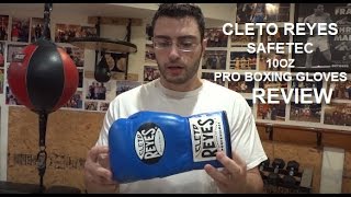 Cleto Reyes Official 10oz Pro Fight Safetec Boxing gloves review by ratethisgear [upl. by Countess979]