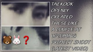 OMG😭💋Taekook Openly Created These Like A Couple At Upcoming Project ShootNewjungkooktaehyungbts [upl. by Joliet415]