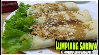 Lumpiang Sariwa with Homemade Lumpia Wrapper [upl. by Ohara]