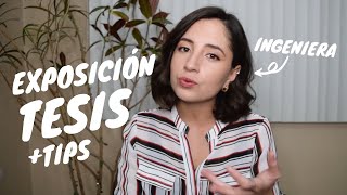 TIPS para LA TESIS Exposición  Tutorial [upl. by Enninaej]