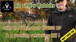 MFL Outdoors  Air rifle rabbiting with the Weihrauch HW100 BP Pulsar night vision and thermal [upl. by Nelli204]