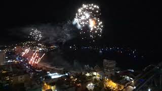 2023 Mazatlan Carnival Spectacular Fireworks 4k [upl. by Kcirted]