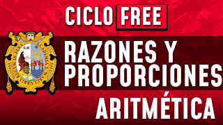 Razones y Proporciones 📐 Aritmética CICLO FREE [upl. by Dove]