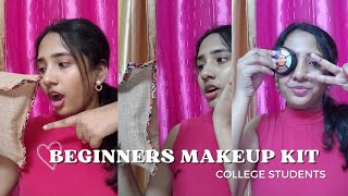 Makeup kit for college girls starting from Rs100  UNDER 500  collegebegginers ❤ worth buying [upl. by Schramke505]