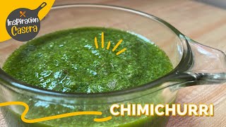 ¿Cómo hacer CHIMICHURRI fácil y rápido  Inspiración Casera [upl. by Arukas192]