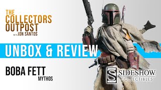 Unboxing Boba Fett Mythos Sixth Scale by Sideshow Collectibles [upl. by Pickard]