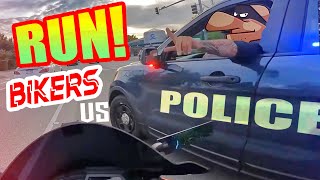 POLICE VS BIKERS  Cops Chase Motorcycles  Best Compilation 2023 [upl. by Sykes]